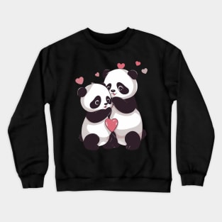 I Love You Panda Crewneck Sweatshirt